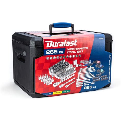 Now you can strengthen your garage with the <strong>tools</strong> you need to get the job done right - professional-grade. . Duralast 265 piece tool set